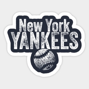 YANKEES Baseball Weathered Sticker